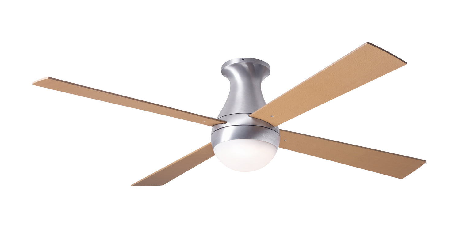 Modern Fan Co - BAL-FM-BA-42-MP-652-002 - 42"Ceiling Fan - Ball Flush - Brushed Aluminum