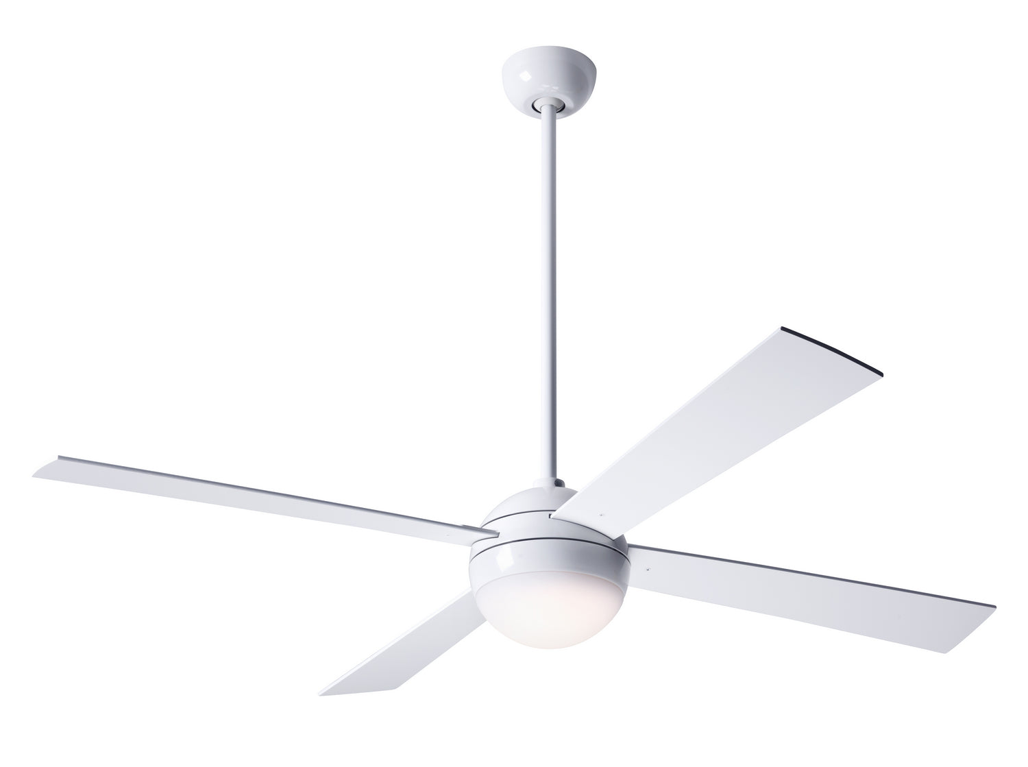 Modern Fan Co - BAL-GW-42-WH-652-002 - 42"Ceiling Fan - Ball - Gloss White