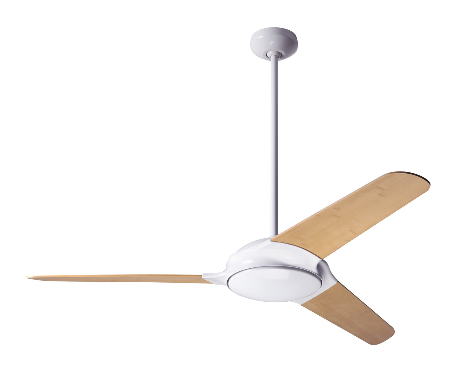 Modern Fan Co - FLO-GW-52-BB-NL-001 - 52"Ceiling Fan - Flow - Gloss White