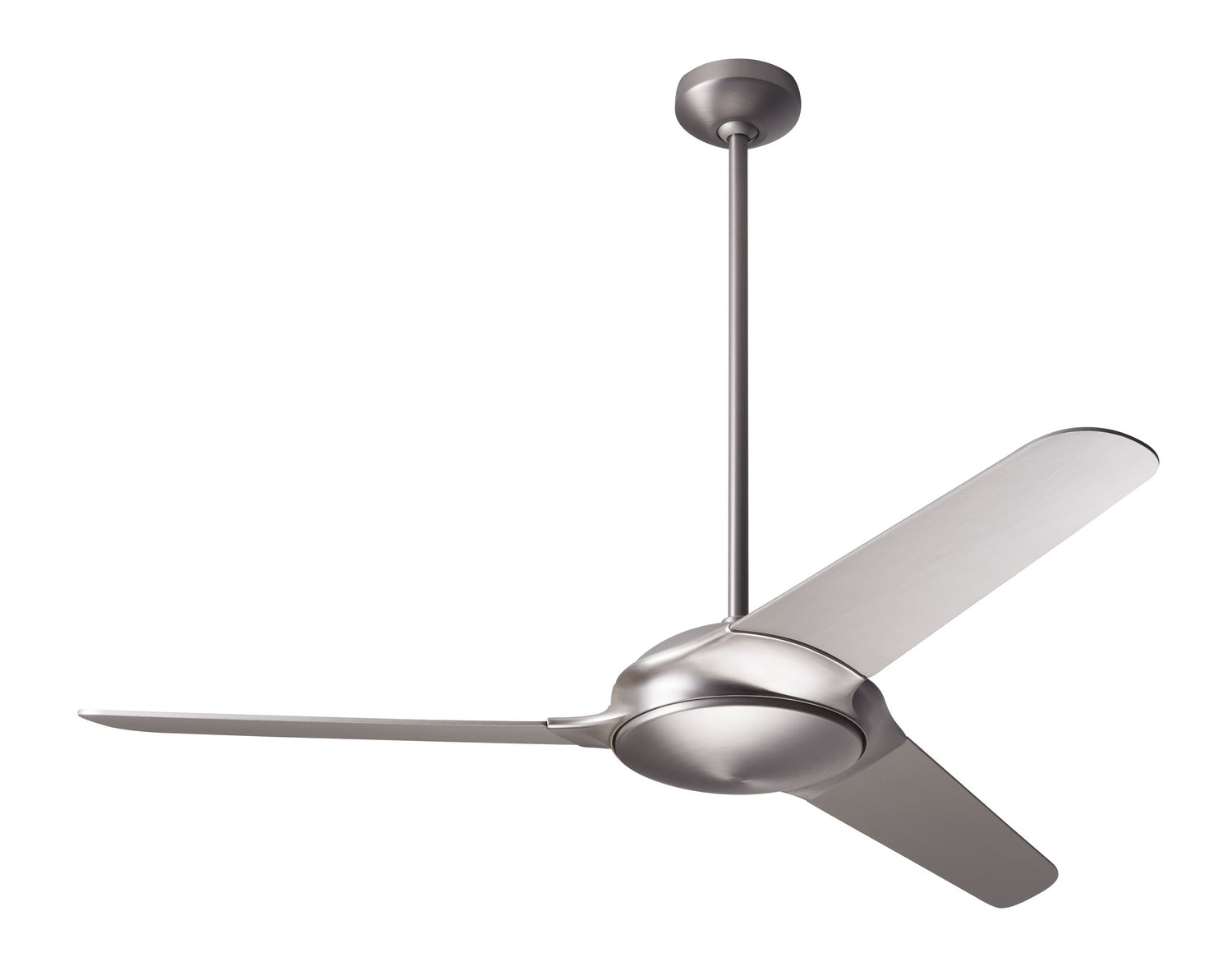 Modern Fan Co - FLO-MN-52-NK-NL-001 - 52"Ceiling Fan - Flow - Matte Nickel