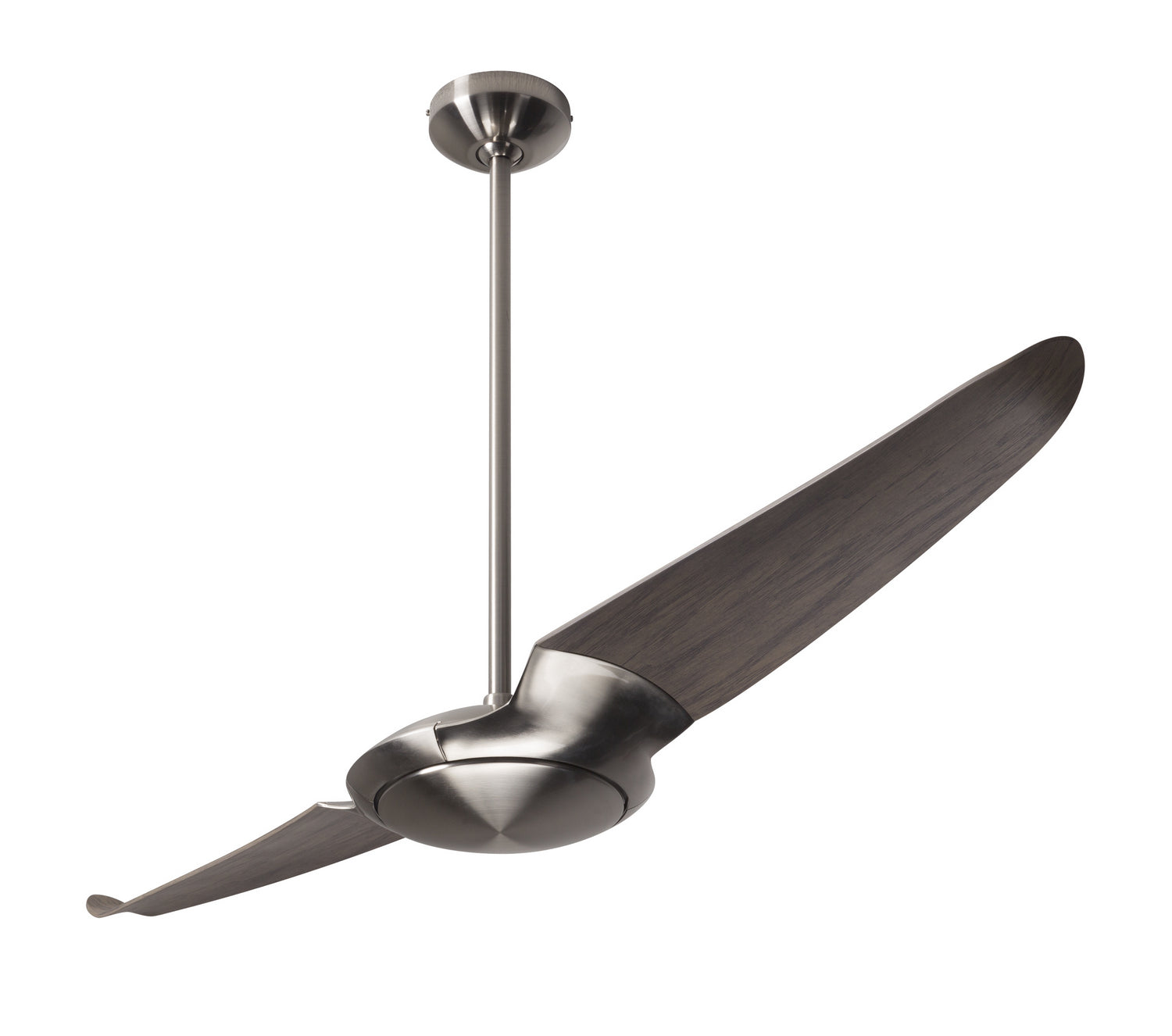 Modern Fan Co - IC2-BN-56-GY-NL-CC - 56"Ceiling Fan - IC/Air2 DC - Bright Nickel