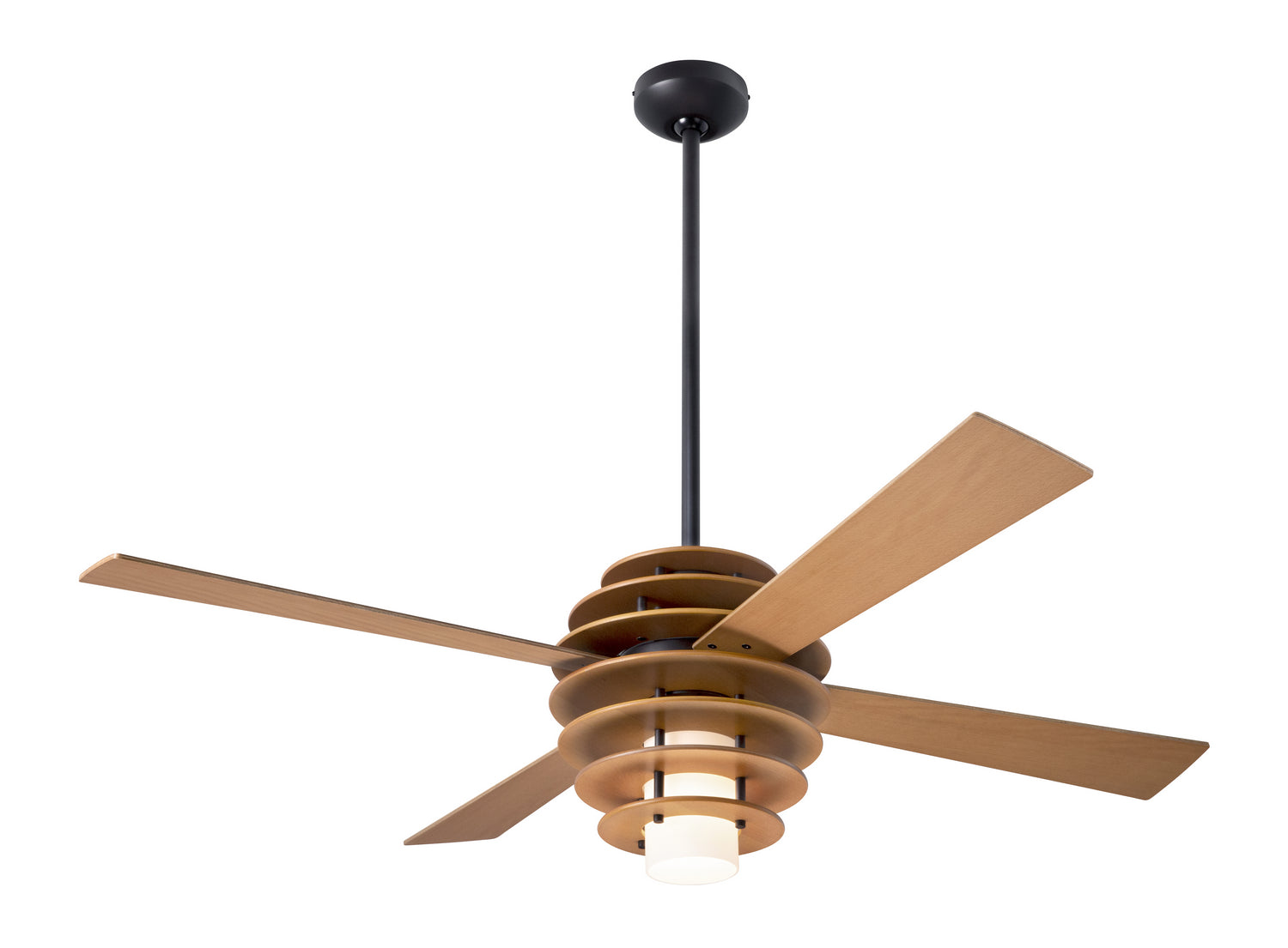 Modern Fan Co - SLA-MP-52-MP-LED-002 - 52"Ceiling Fan - Stella - Maple/Dark Bronze