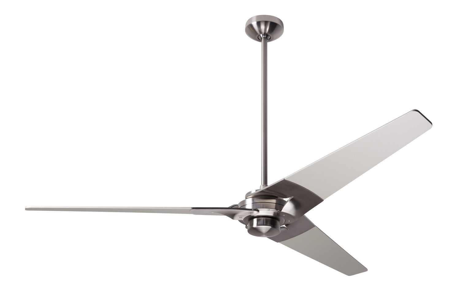 Modern Fan Co - TOR-BN-62-NK-NL-001 - 62"Ceiling Fan - Torsion - Bright Nickel