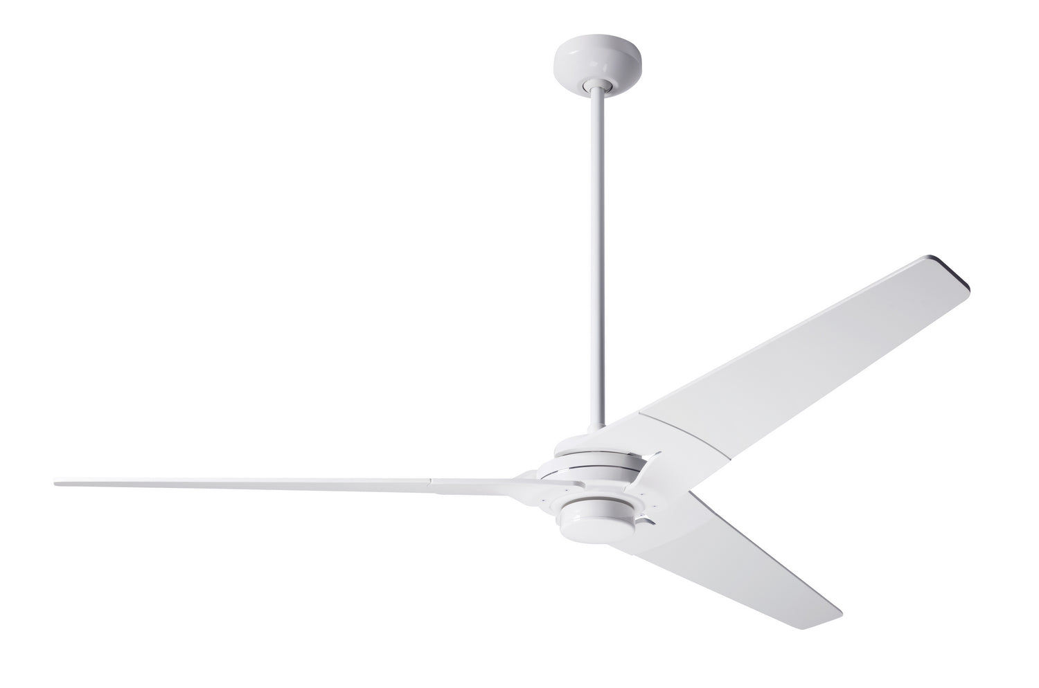 Modern Fan Co - TOR-GW-62-WH-NL-003 - 62"Ceiling Fan - Torsion - Gloss White
