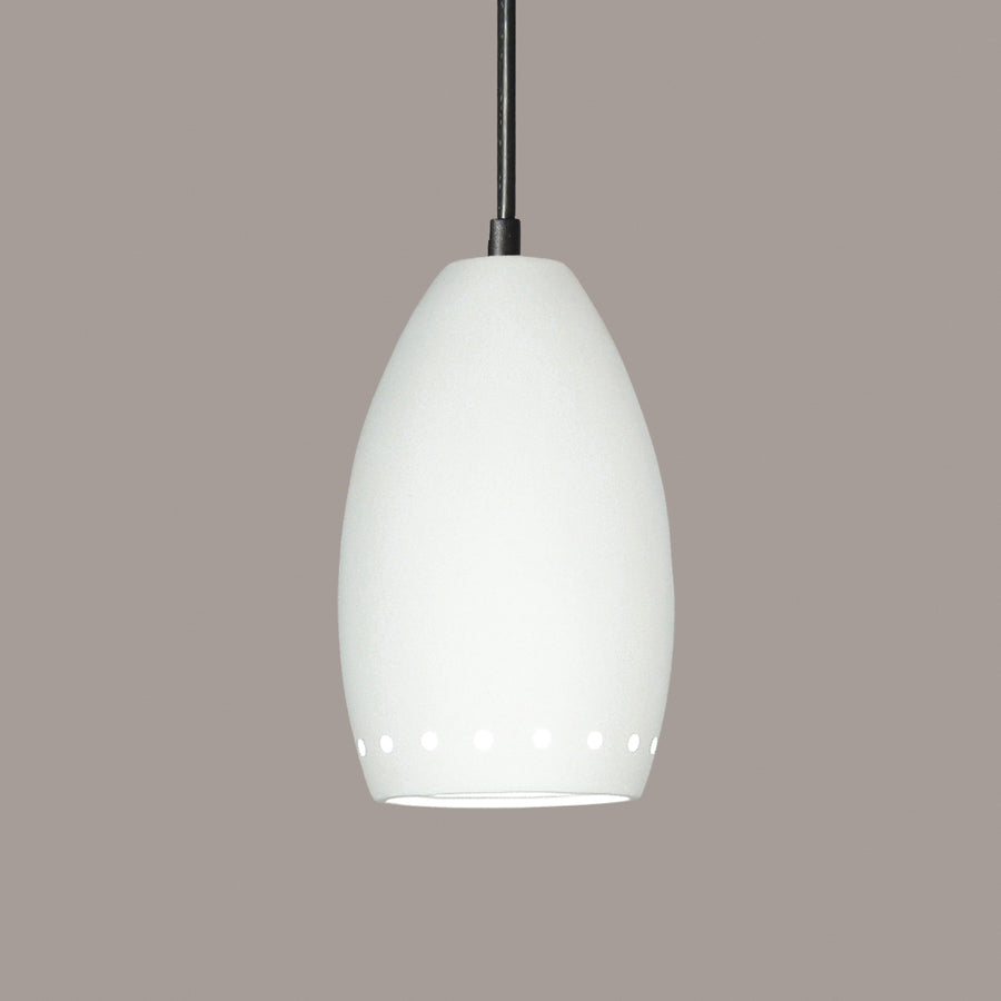 A-19 - P1503-BCC - One Light Pendant - Islands of Light - Bisque