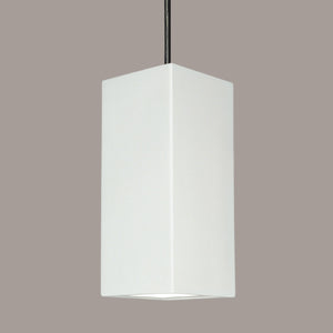 A-19 - P1802-BCC - One Light Pendant - Islands of Light - Bisque