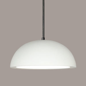 A-19 - P302-BCC - One Light Pendant - Islands of Light - Bisque