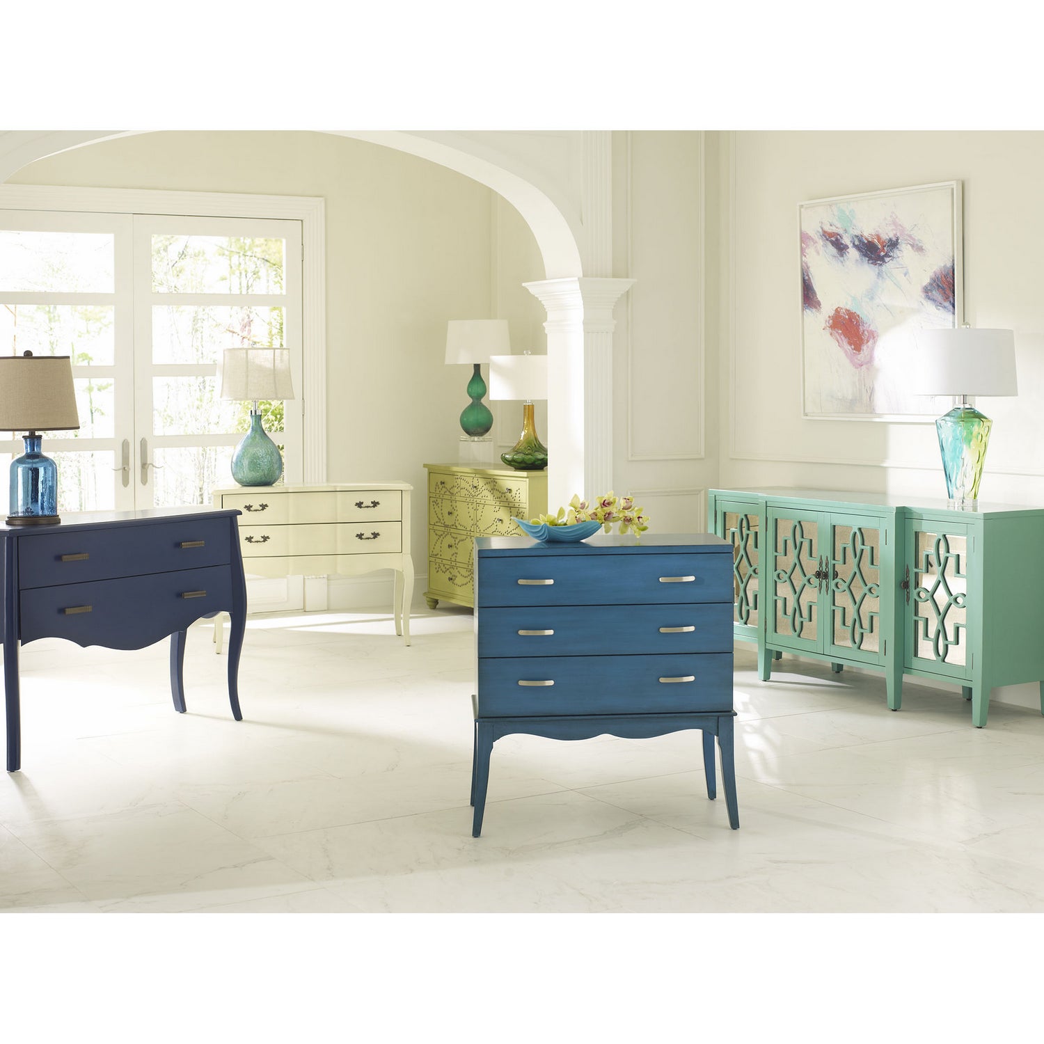 ELK Home - 13151 - Credenza - Lawrence - Turquoise