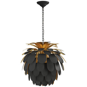 Visual Comfort Signature - CHC 5165MBK/G - One Light Chandelier - Cynara - Matte Black