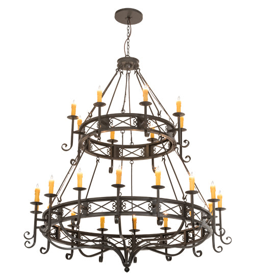 2nd Avenue - 48259-1037 - 24 Light Chandelier - Gina - Timeless Bronze