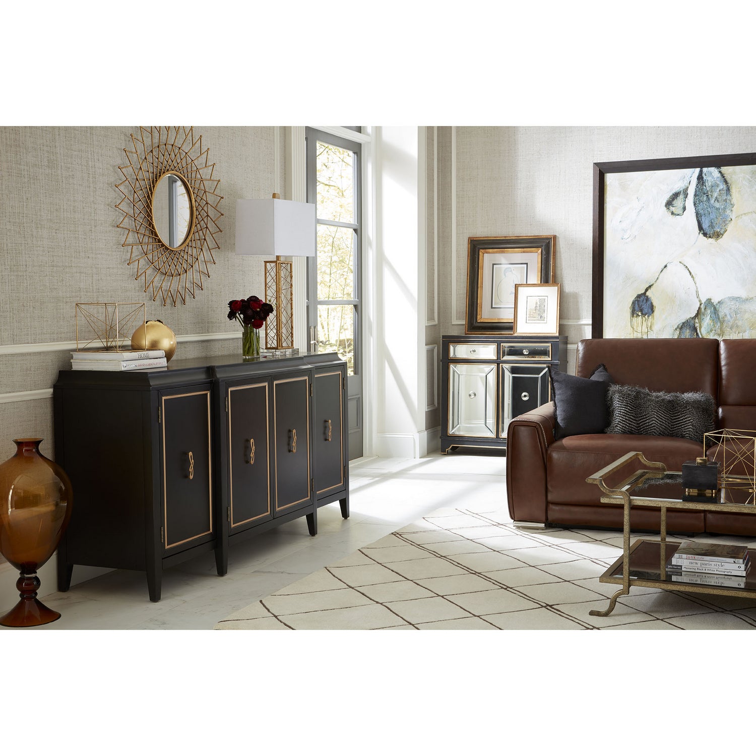 ELK Home - 13724 - Credenza - Lange - Satin Black