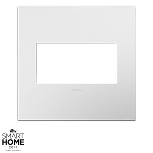 Legrand - AWP2GWHW10 - Gang Wall Plate - Adorne - White