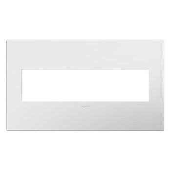 Legrand - AWP4GWHW4 - Gang Wall Plate - Adorne - White