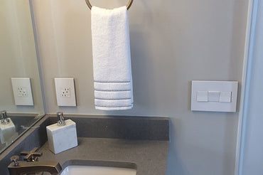 Legrand - AWP1G3WHW4 - One-Gang-Plus Screwless Wall Plate with Microban - adorne - Gloss White on White