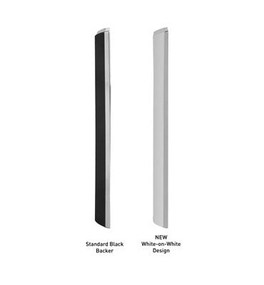 Legrand - AWP1G3WHW4 - One-Gang-Plus Screwless Wall Plate with Microban - adorne - Gloss White on White