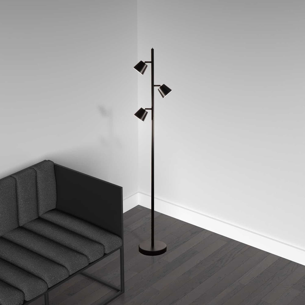 Dainolite Ltd - 625LEDF-BK - LED Floor Lamp - Modern - Black