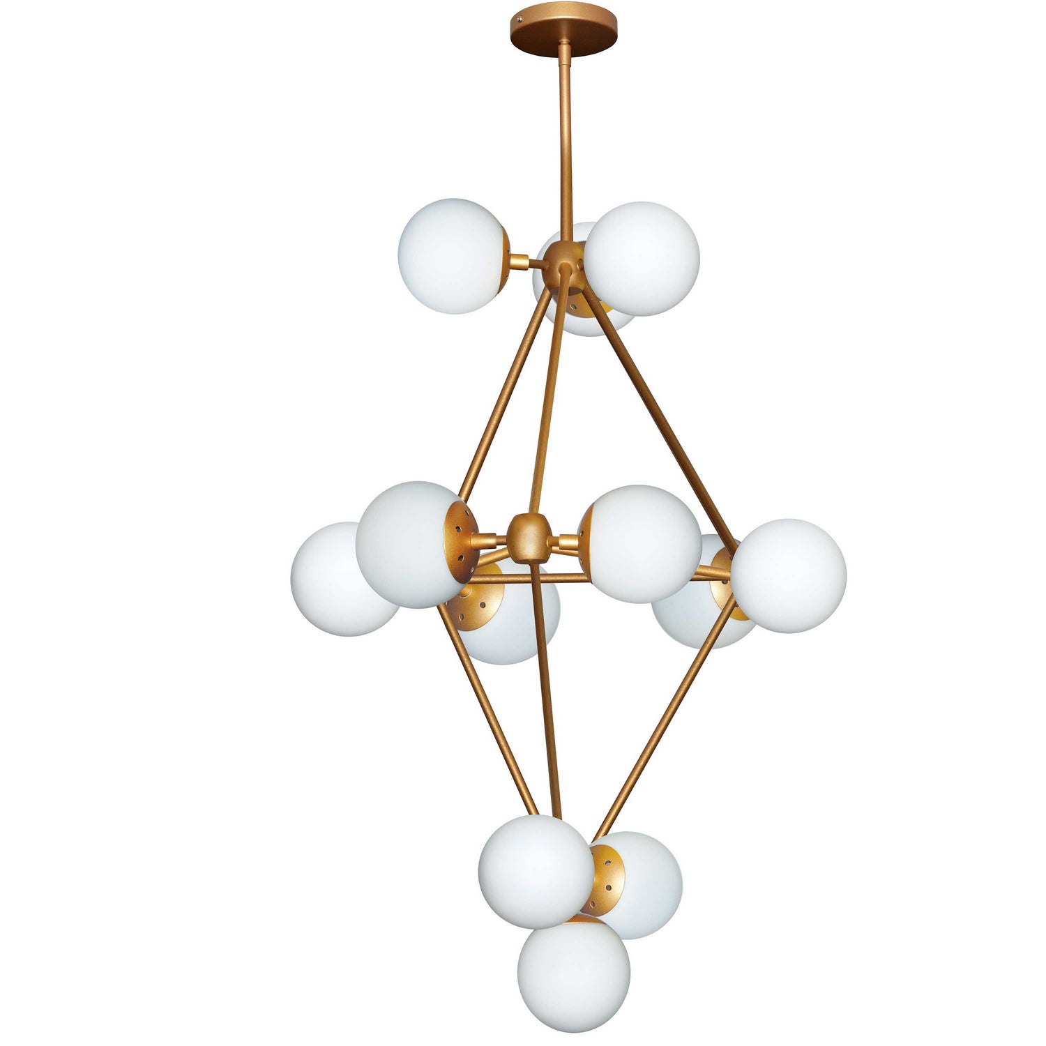 Dainolite Ltd - DMI-3612C-GLD - 12 Light Chandelier - Domi - Gold