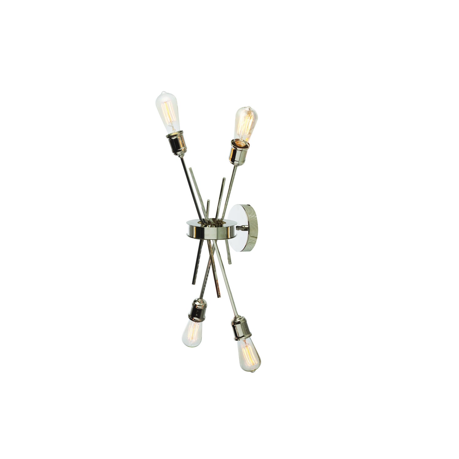 Dainolite Ltd - NEB-194W-BC - Four Light Wall Sconce - Nebraska - Polished Chrome