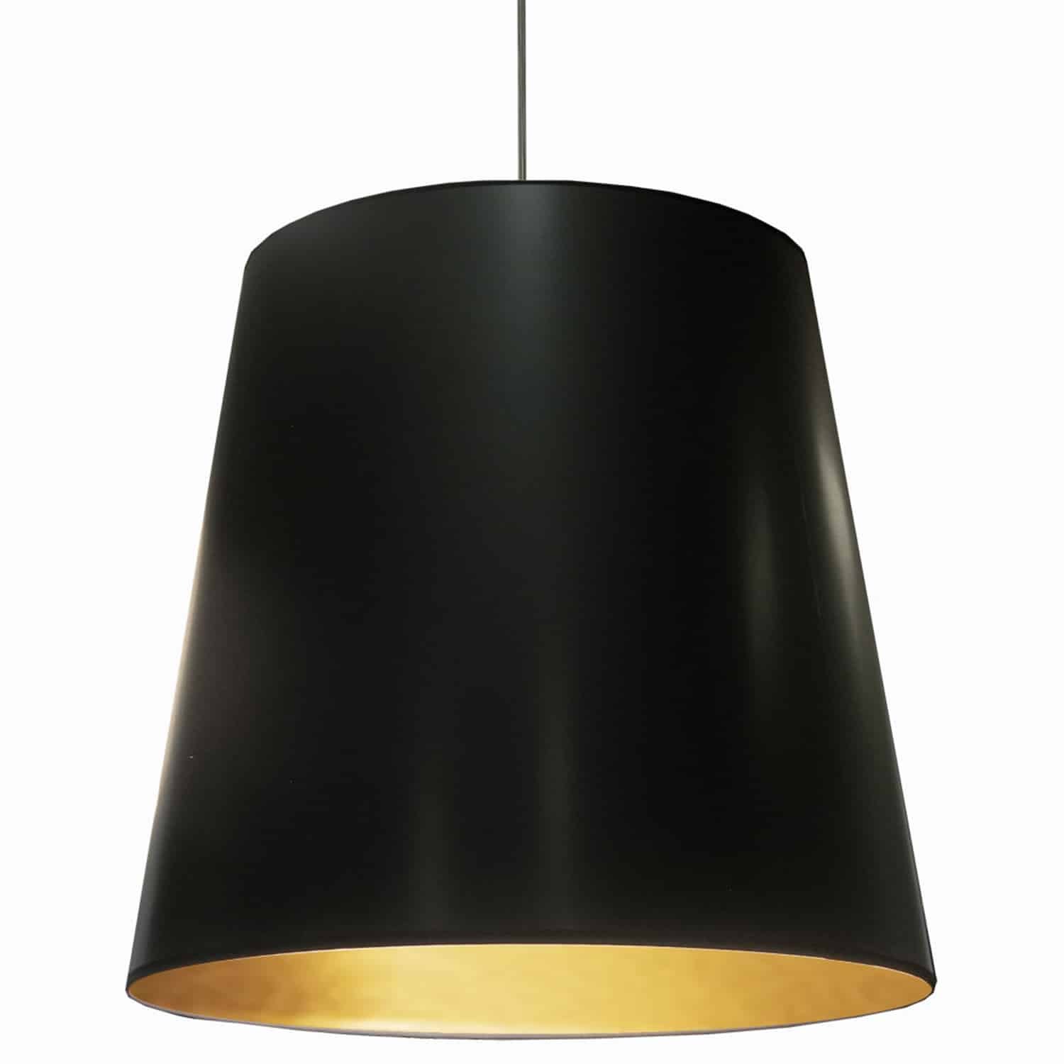 Dainolite Ltd - OD-XL-698 - One Light Pendant - Oversized Drum - Black