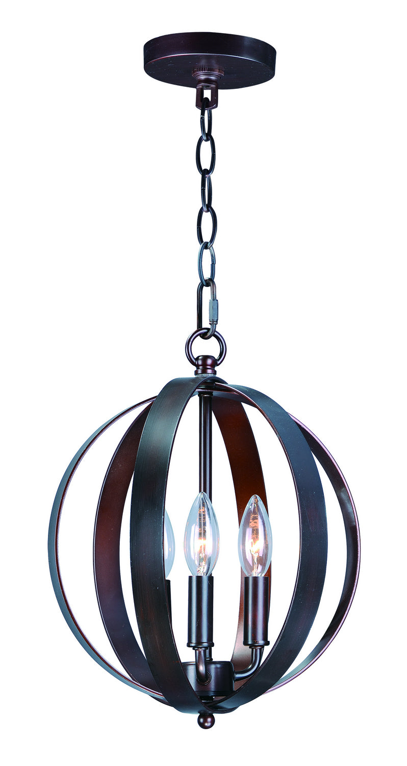 Maxim - 10030OI - Three Light Chandelier - Provident - Oil Rubbed Bronze