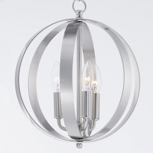 Maxim - 10030SN - Three Light Chandelier - Provident - Satin Nickel