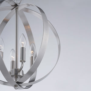 Maxim - 10031SN - Four Light Chandelier - Provident - Satin Nickel