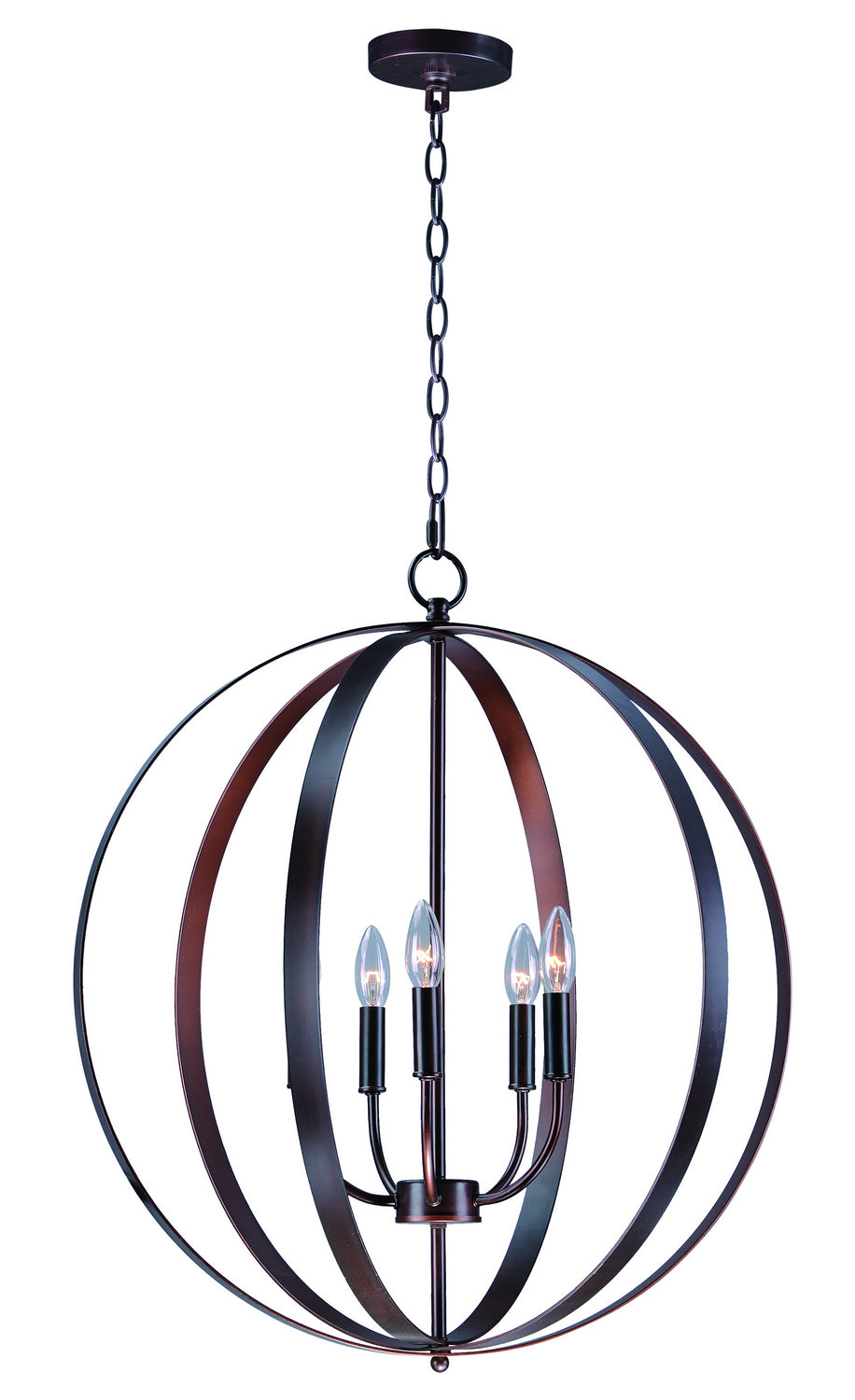 Maxim - 10032OI - Five Light Chandelier - Provident - Oil Rubbed Bronze