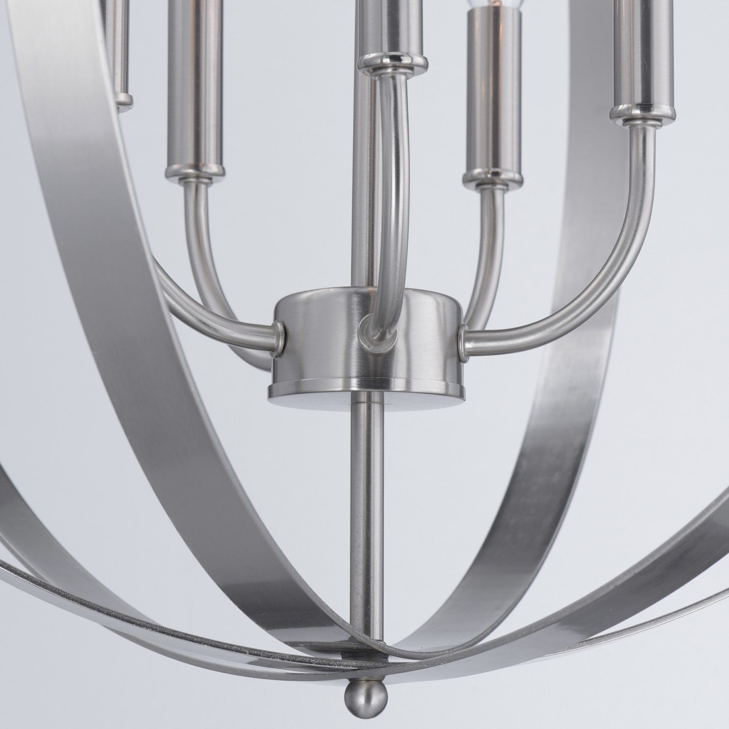 Maxim - 10032SN - Five Light Chandelier - Provident - Satin Nickel