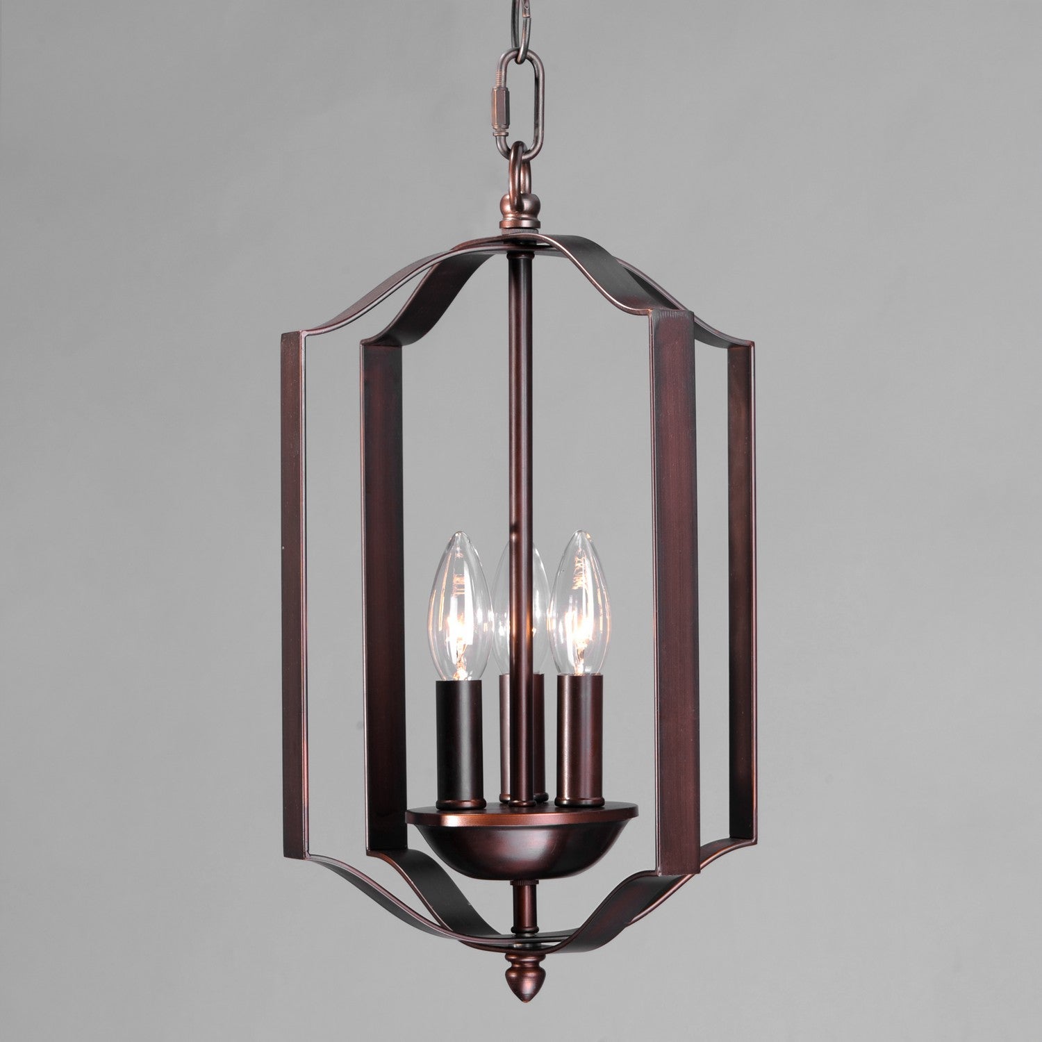 Maxim - 10035OI - Three Light Chandelier - Provident - Oil Rubbed Bronze