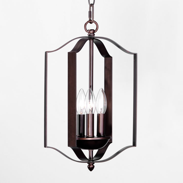 Maxim - 10035OI - Three Light Chandelier - Provident - Oil Rubbed Bronze