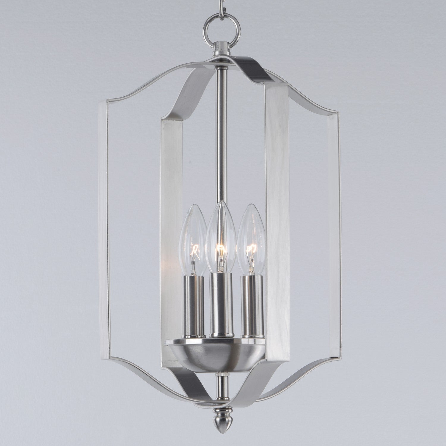 Maxim - 10035SN - Three Light Chandelier - Provident - Satin Nickel