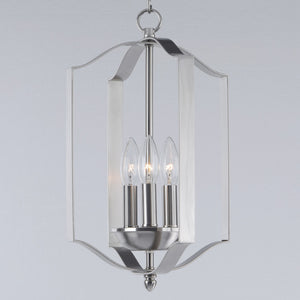 Maxim - 10035SN - Three Light Chandelier - Provident - Satin Nickel