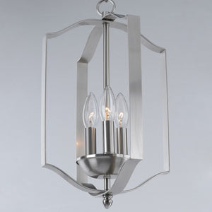 Maxim - 10035SN - Three Light Chandelier - Provident - Satin Nickel