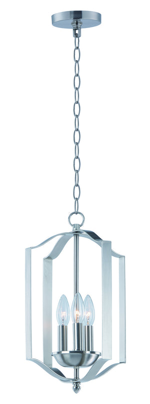 Maxim - 10035SN - Three Light Chandelier - Provident - Satin Nickel