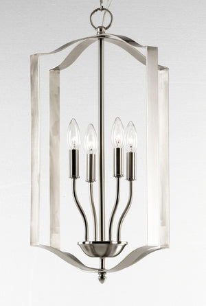 Maxim - 10036SN - Four Light Chandelier - Provident - Satin Nickel