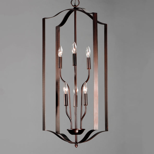 Maxim - 10038OI - Six Light Chandelier - Provident - Oil Rubbed Bronze