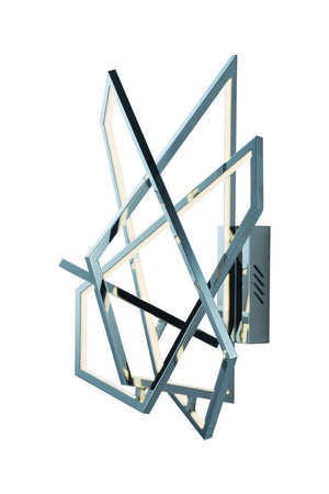 ET2 - E22674-PC - LED Wall Sconce - Trapezoid - Polished Chrome