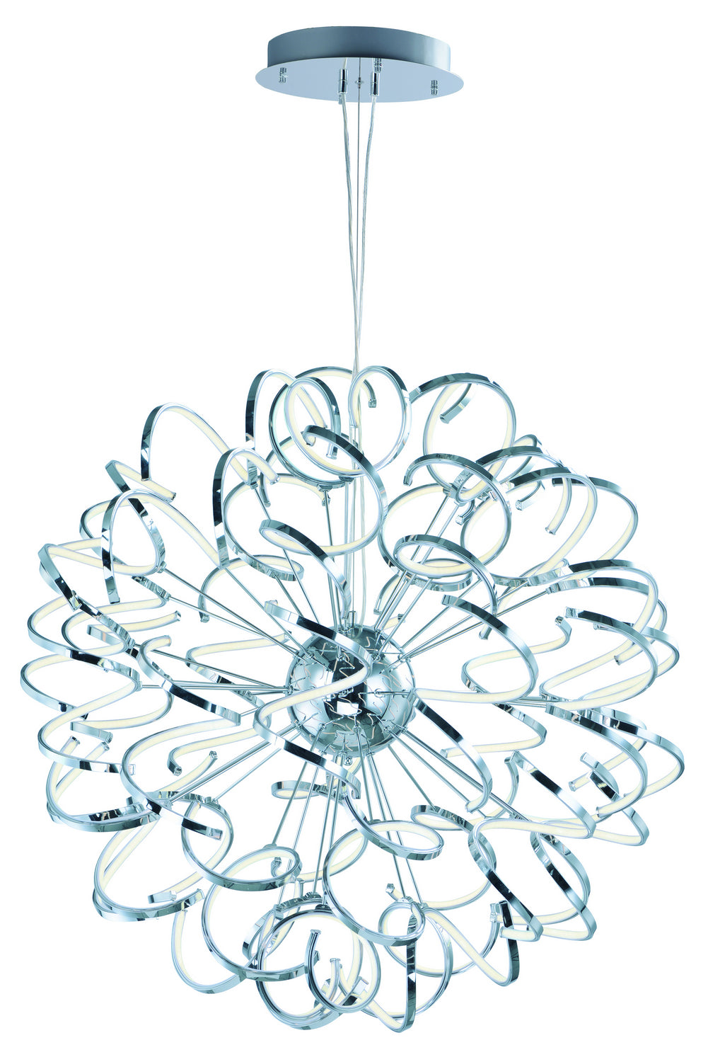 ET2 - E21413-PC - LED Pendant - Chaos - Polished Chrome