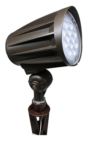 Westgate - FLV12-12W-30K - LED Bullet Landscape Flood Light - Bronze