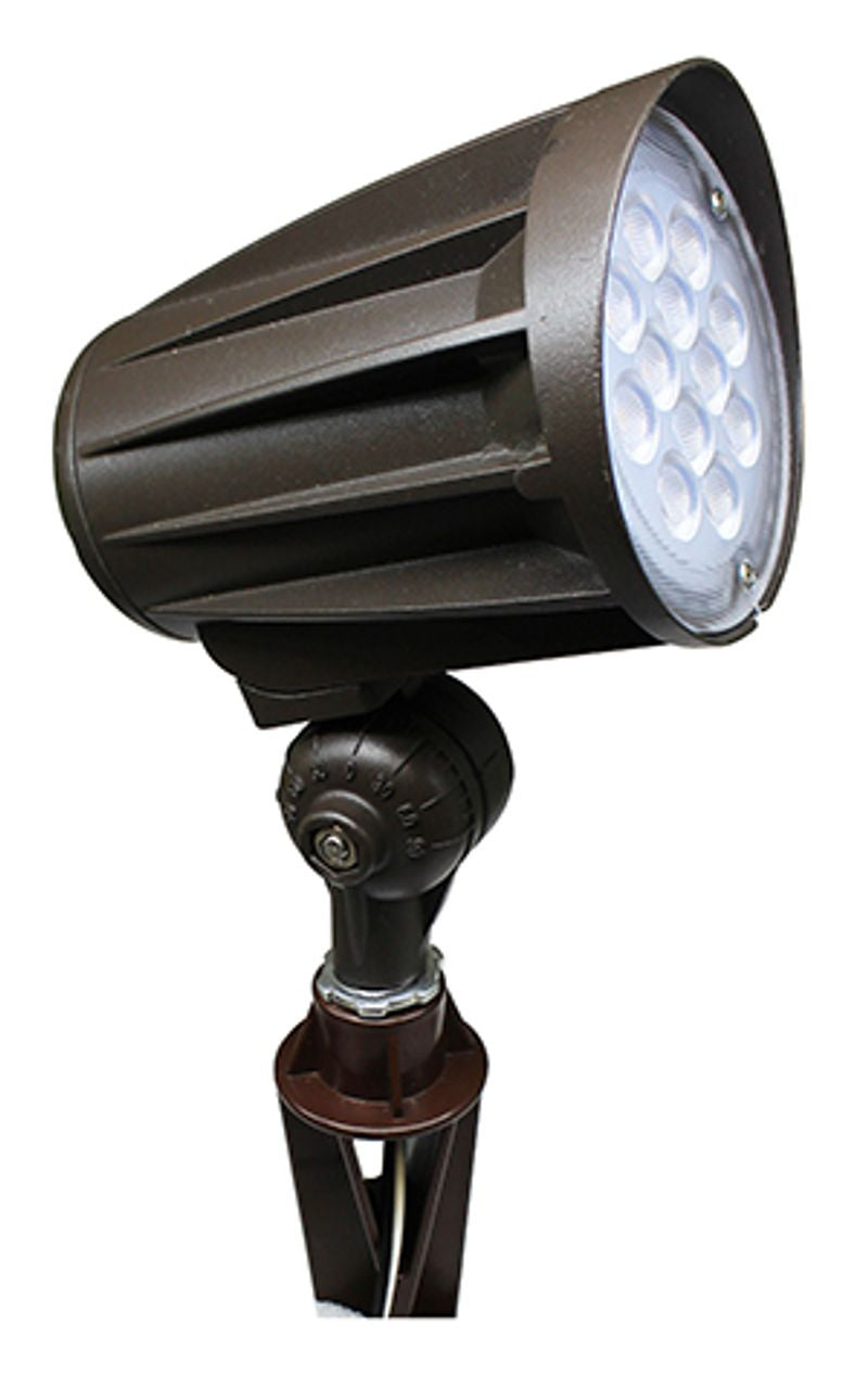 Westgate - FLV12-12W-50K - LED Bullet Landscape Flood Light - Bronze