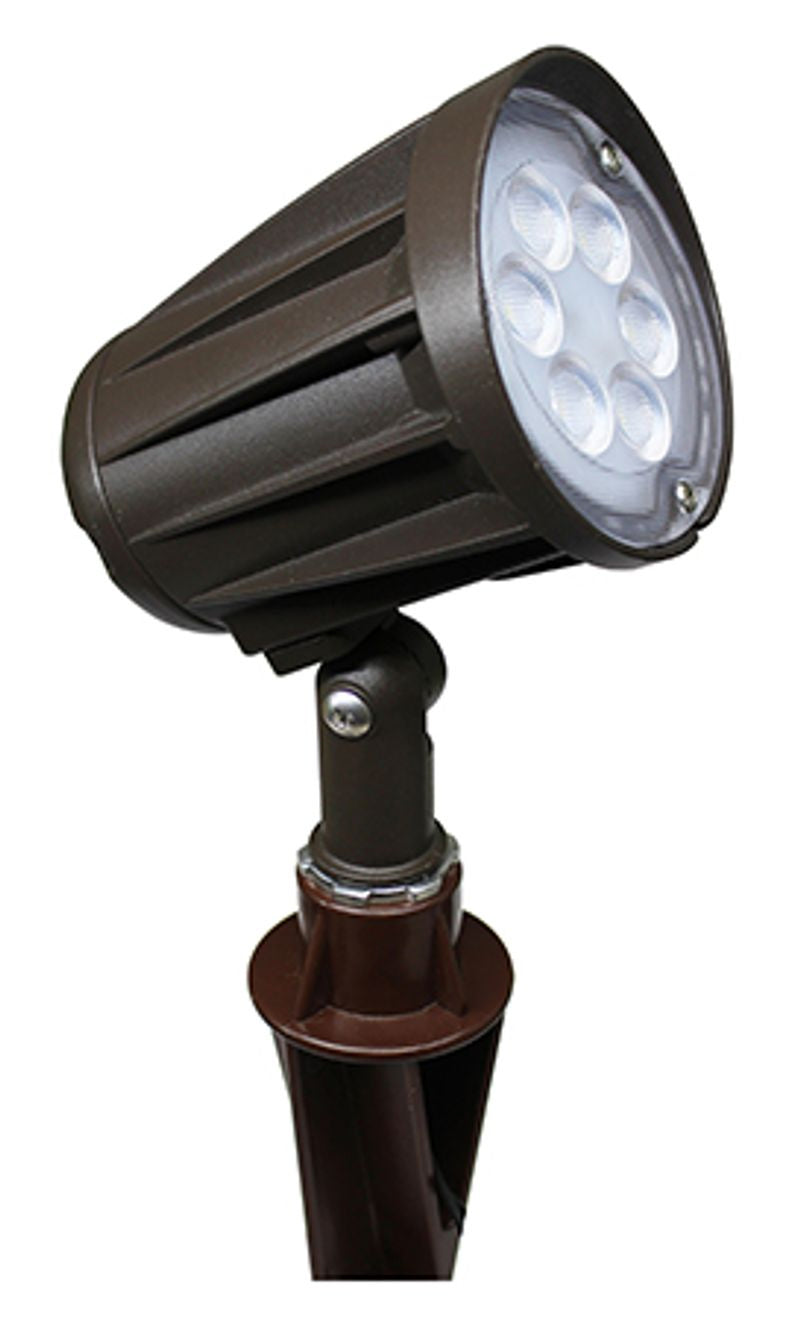 Westgate - FLV12-6W-30K - LED Bullet Landscape Flood Light - Bronze