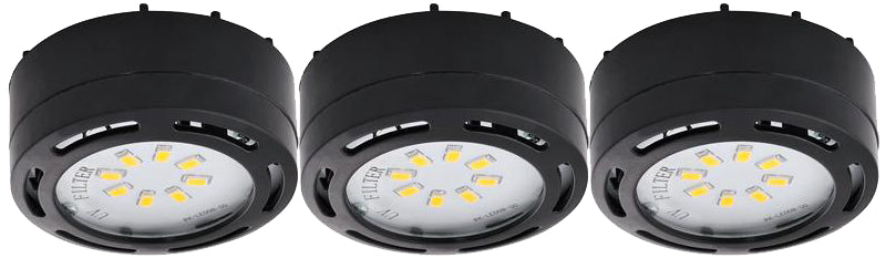 Westgate - LED-PL3BLK - LED Puck Light - Plastic Black