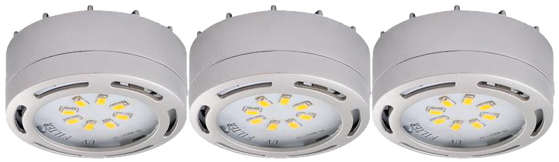 Westgate - LED-PL3NKL - LED Puck Light - Plastic Nickel