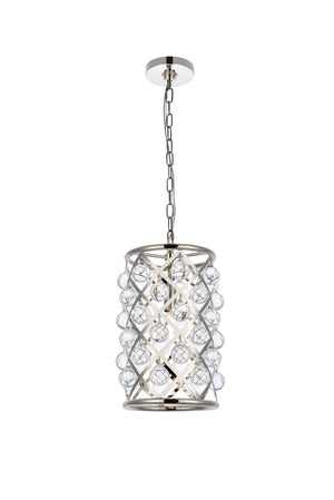 Elegant Lighting - 1204D8PN/RC - One Light Pendant - Madison - Polished Nickel