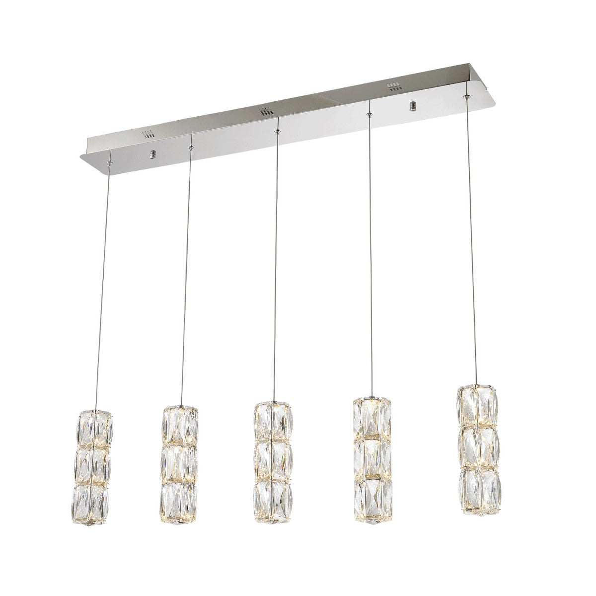 Elegant Lighting - 3500D5C - LED Pendant - Polaris - Chrome