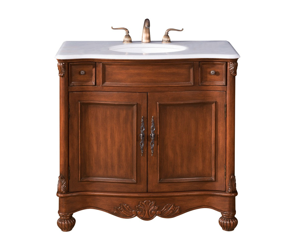 Elegant Lighting - VF-1047 - Single Bathroom Vanity - Windsor - Teak