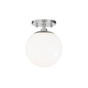 Mitzi - H105601-PN - One Light Semi Flush Mount - Stella - Polished Nickel