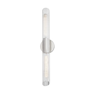 Mitzi - H177102L-PN - Two Light Wall Sconce - Cecily - Polished Nickel