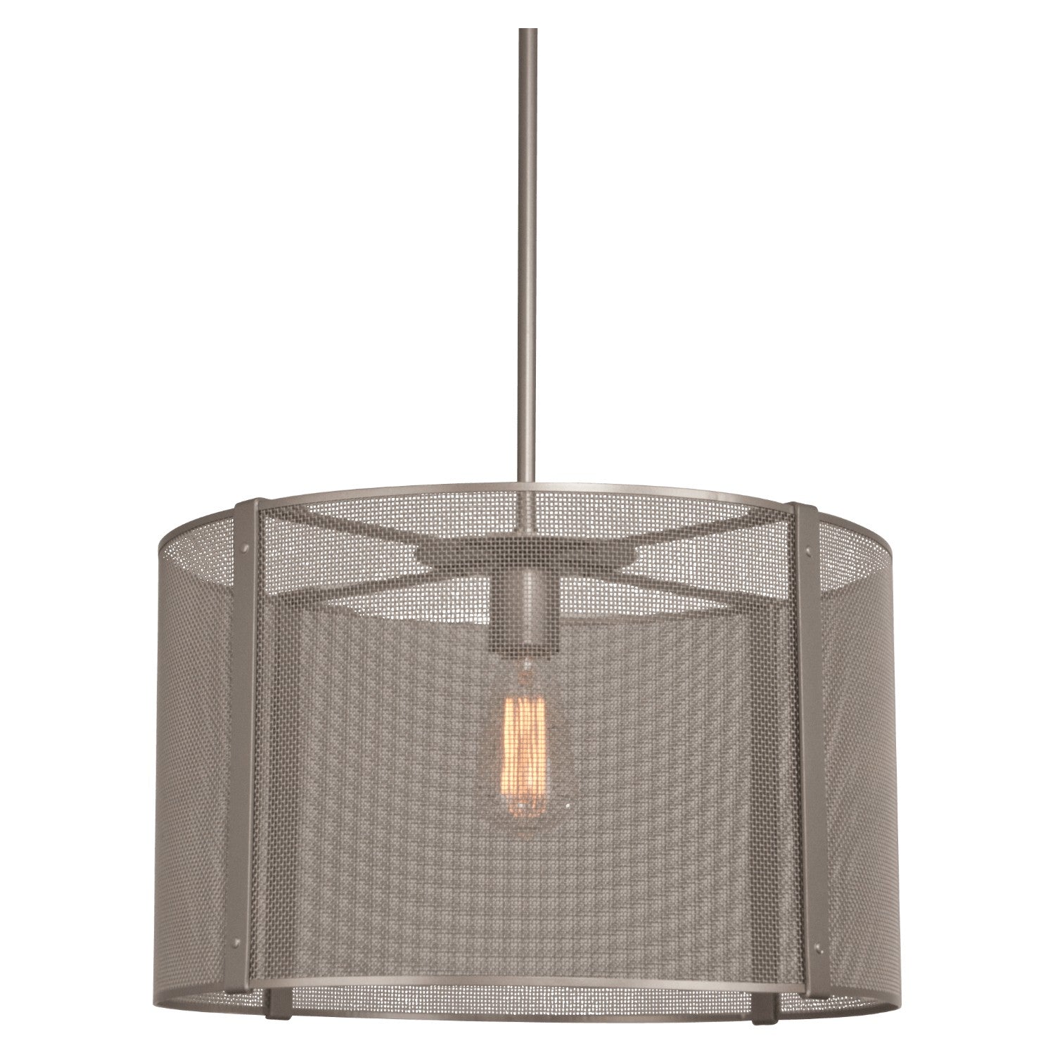 Hammerton Studio - CHB0019-18-BS-0-001-E2 - Pendant - Uptown Mesh - Beige Silver