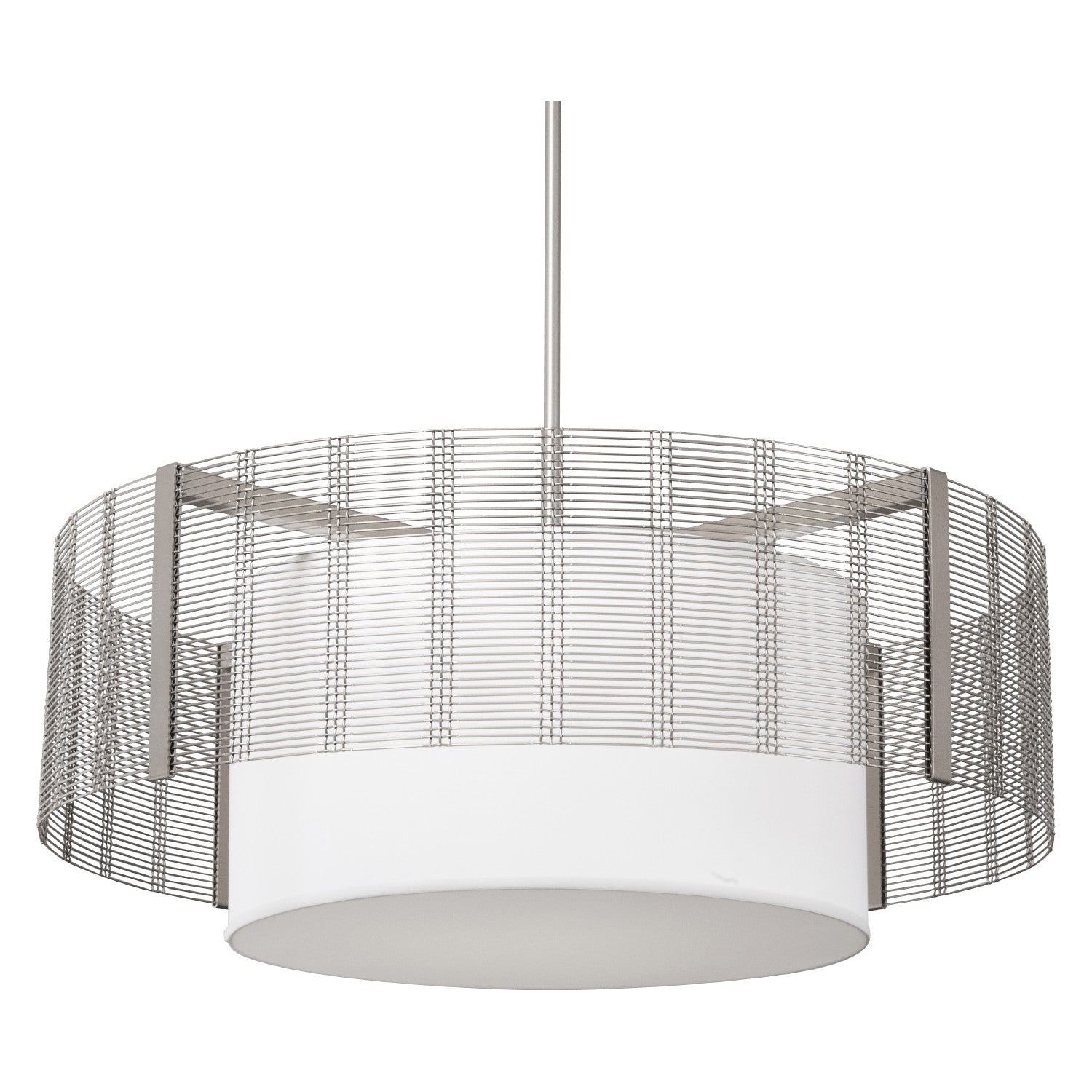 Hammerton Studio - CHB0020-38-BS-SH-001-E2 - Pendant - Downtown Mesh - Beige Silver